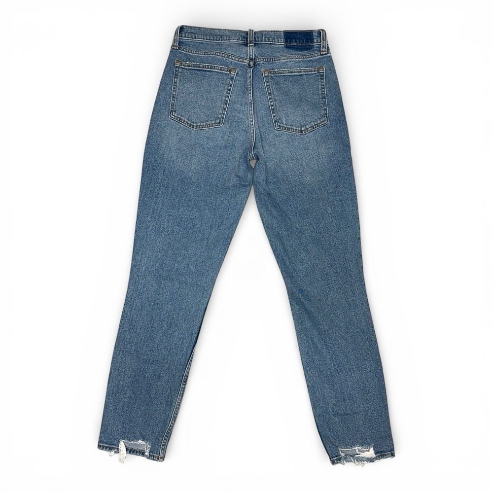 Abercrombie The Skinny  High-Rise Distressed Jean Size 29 - Picture 3 of 6